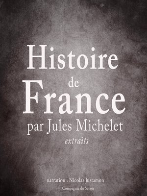 cover image of Histoire de France par Jules Michelet